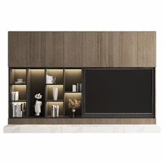 Yog'och oddiy televizor skameyka